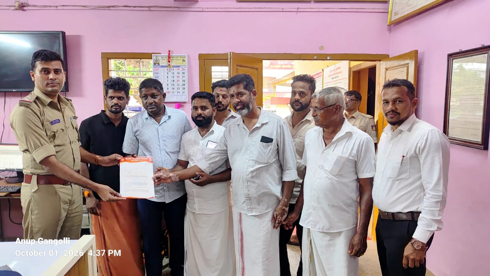 ಗೋಕಳ್ಳತನ ವಿರುದ್ಧ ಹಿಂ. ಜಾ. ವೇ ಬೈಂದೂರು ತಾಲೂಕು ವತಿಯಿಂದ ಆಗ್ರಹ